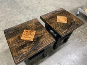 Two matching Barstools made for adding to the ambience