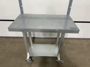 Galvanized Series Worktable from Hawthorne Tables