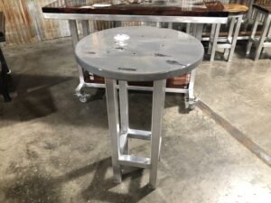 Metal Bar Table designed by Hawthorne Tables