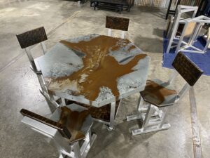 Designer finishes are provided to all tables